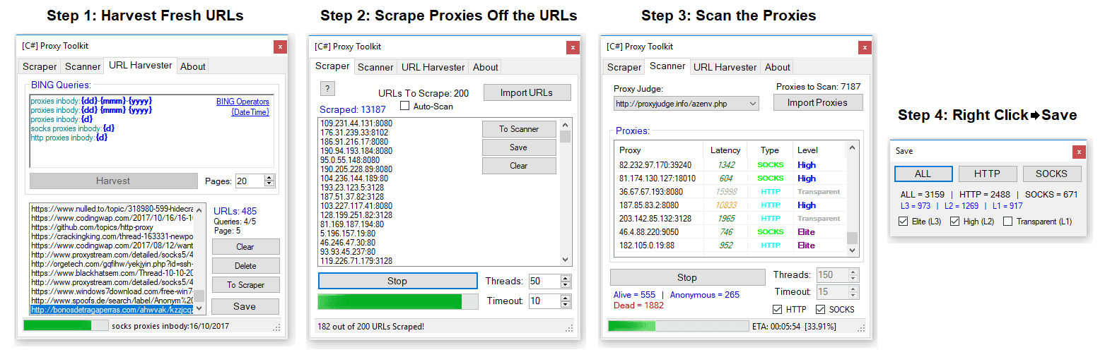 E-tool Proxy Scraper v1.3